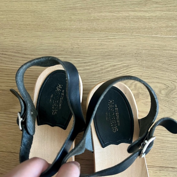 Swedish Hasbeens Clog Sandals 37 - Picture 4 of 6